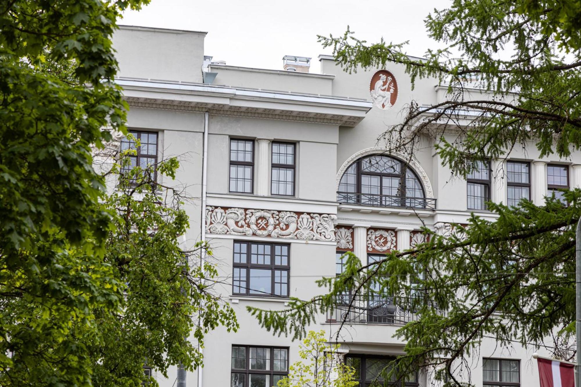 Biblioteka Garden View Studio Apartment Riga Exterior foto